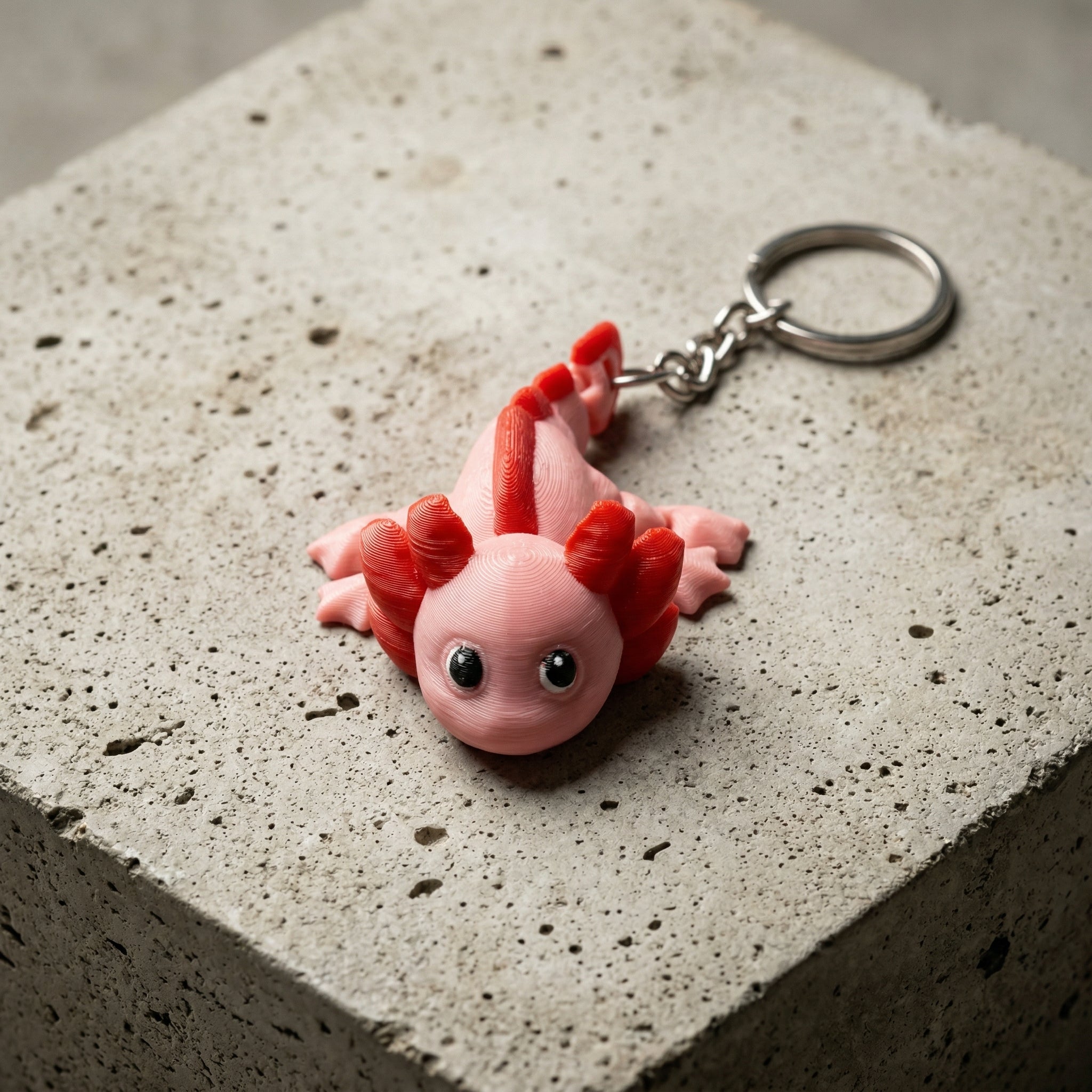 Axolotl Keychain