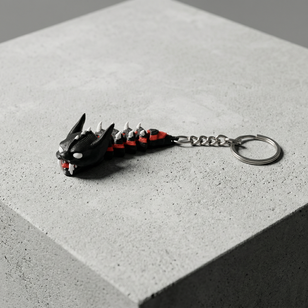 Baby Dragon Keychain