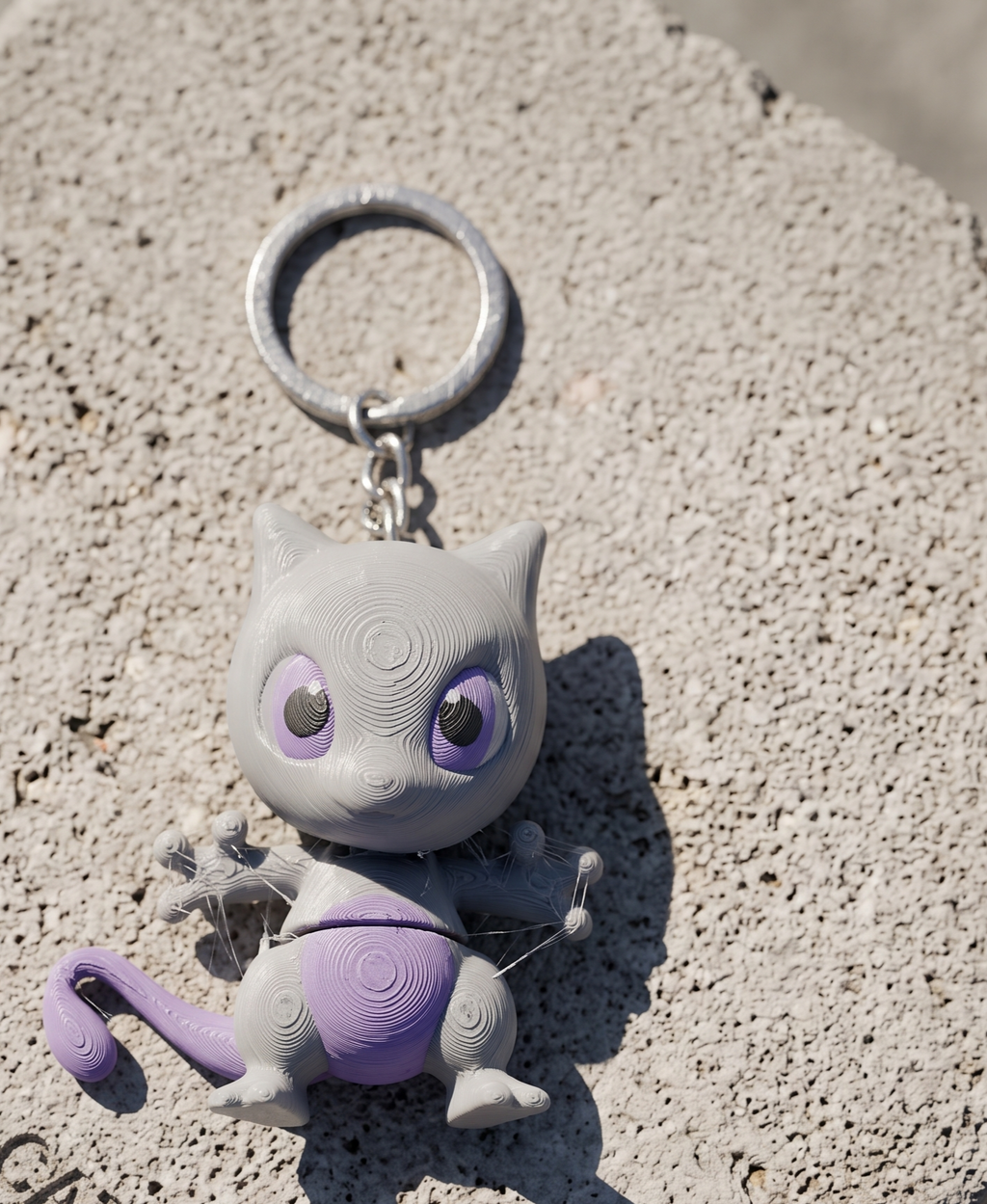 Mewtwo Keychain