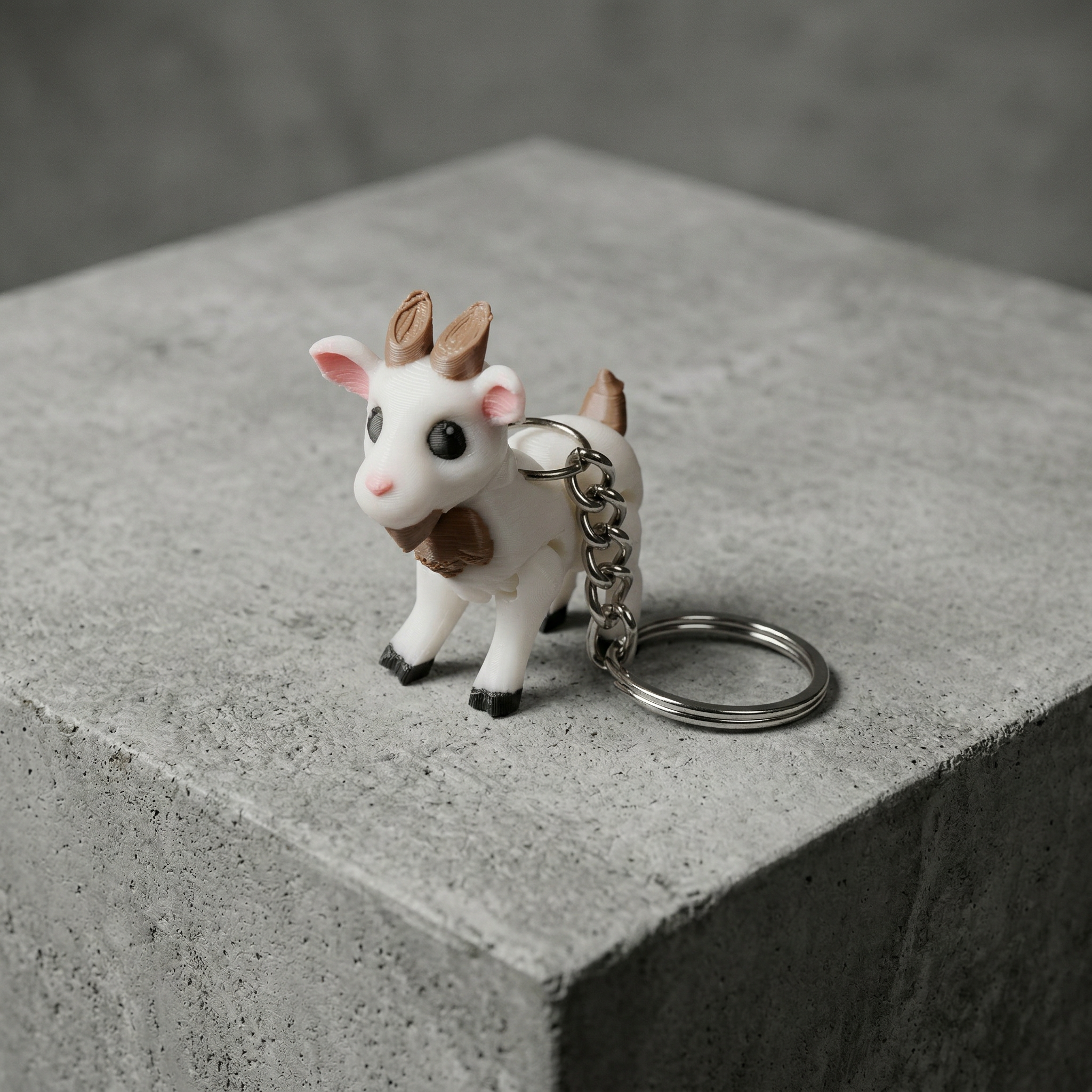 Goat Keychain