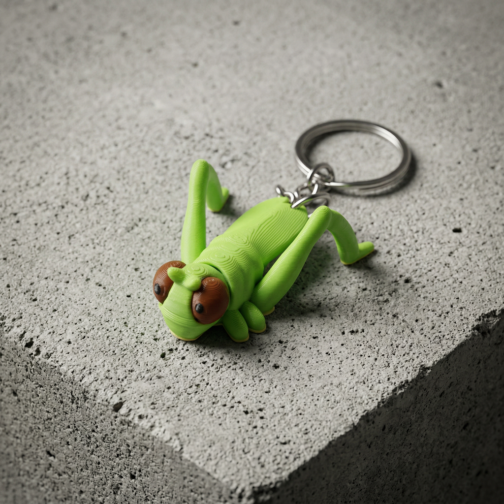 Grasshopper Keychain