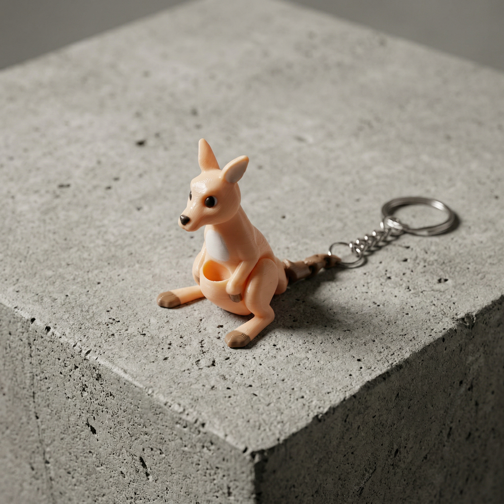 Kangaroo Keychain