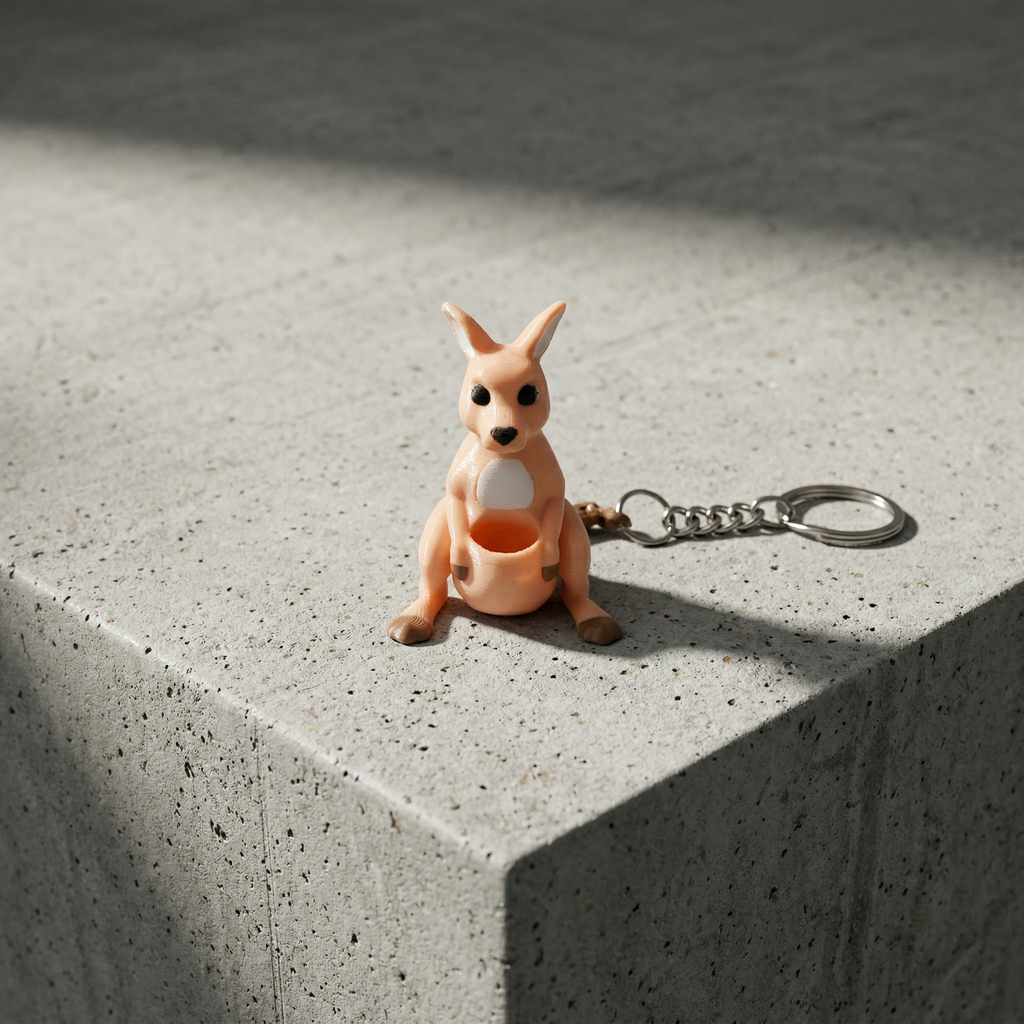 Kangaroo Keychain