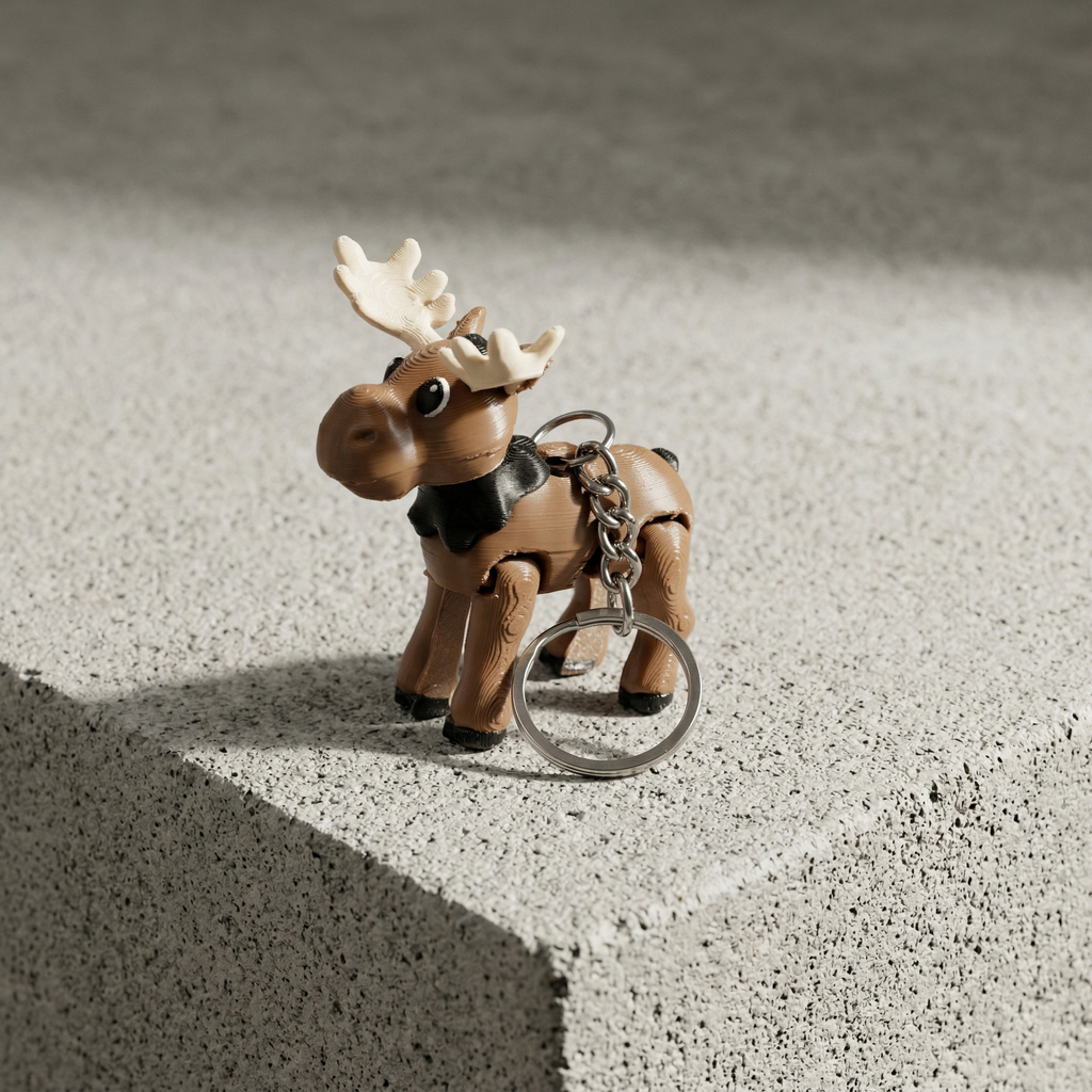 Moose Keychain