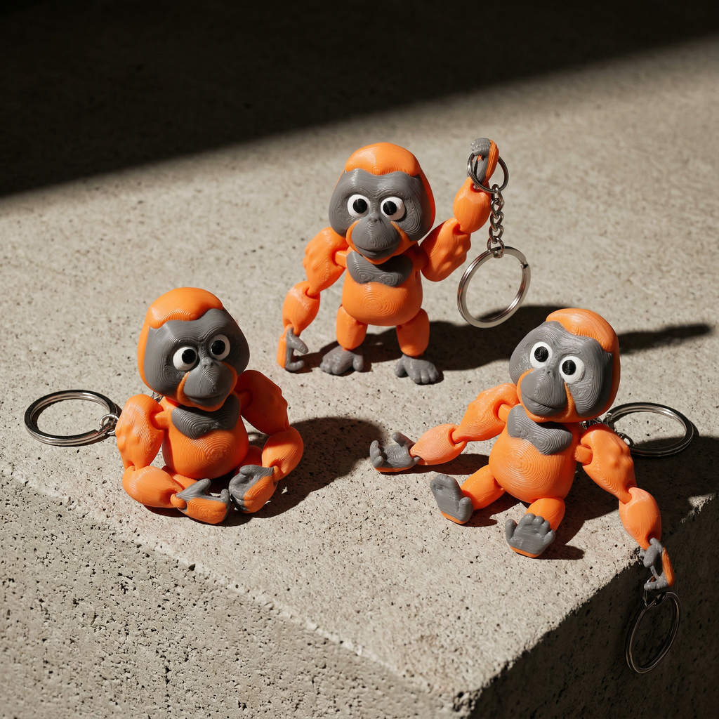 Orangutan Keyring