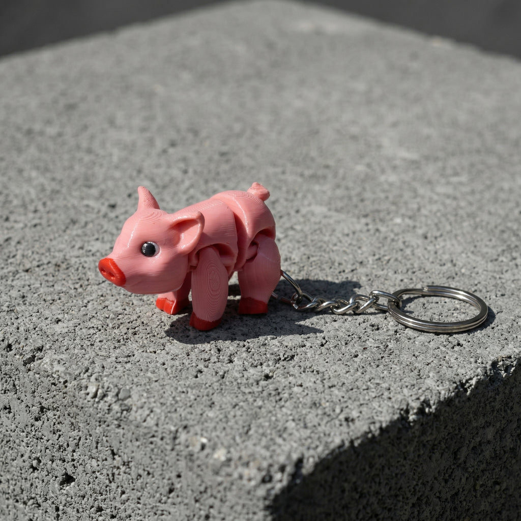 Pig Keychain