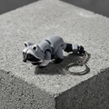 Raccoon Keychain