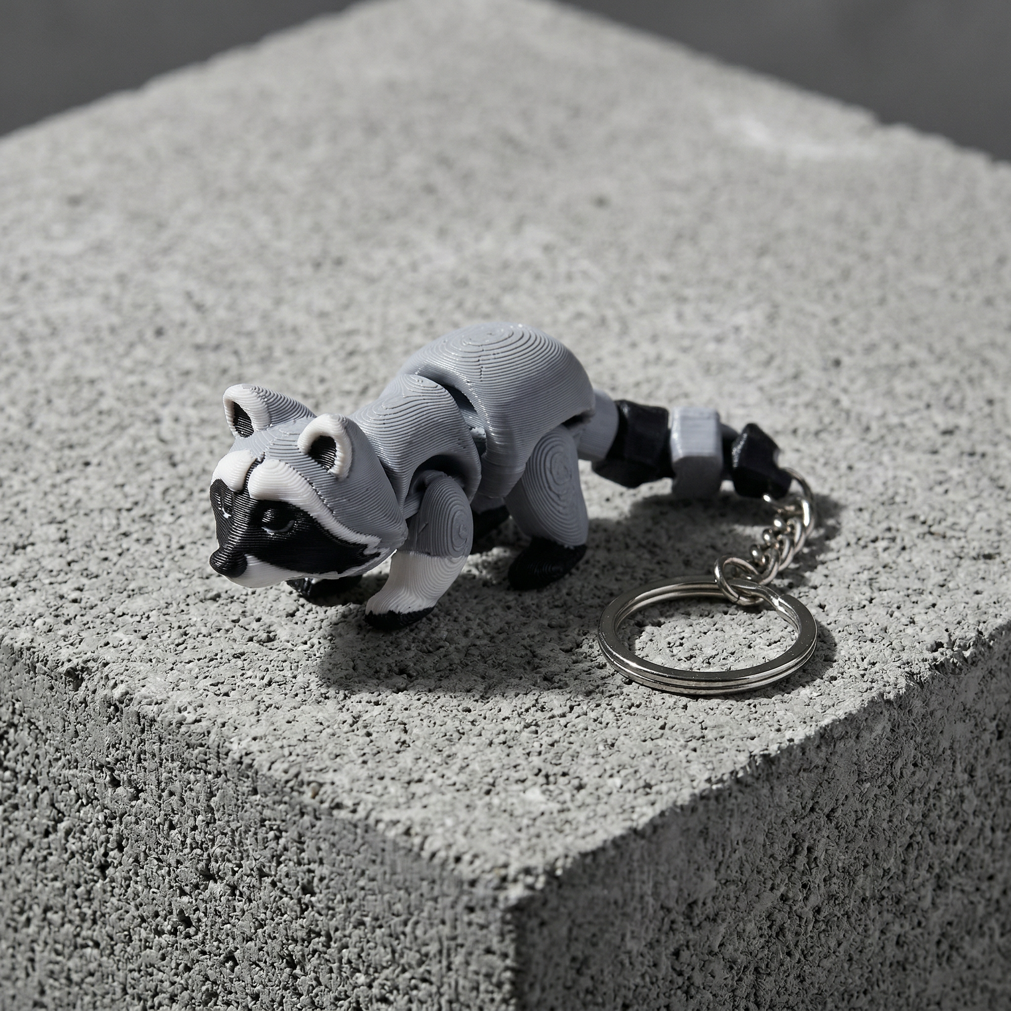 Raccoon Keychain