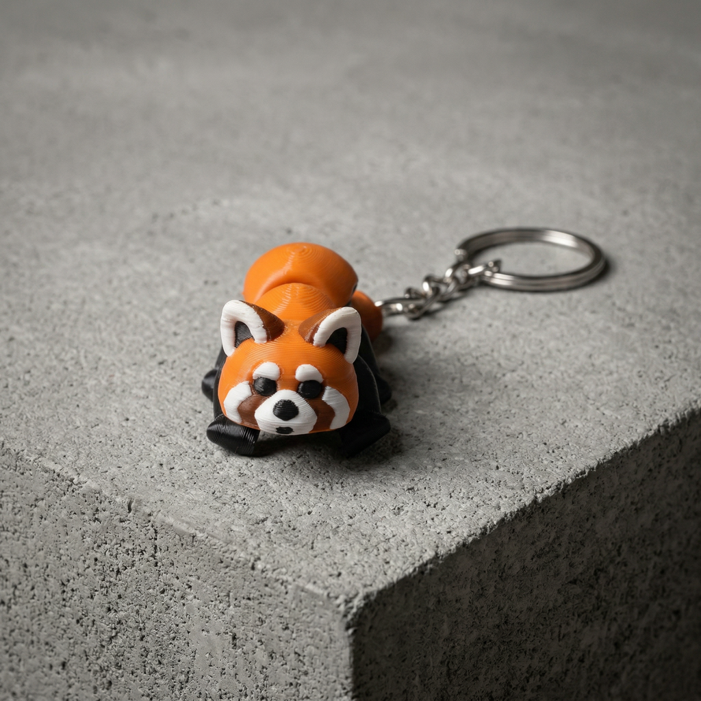 Red Panda Keychain
