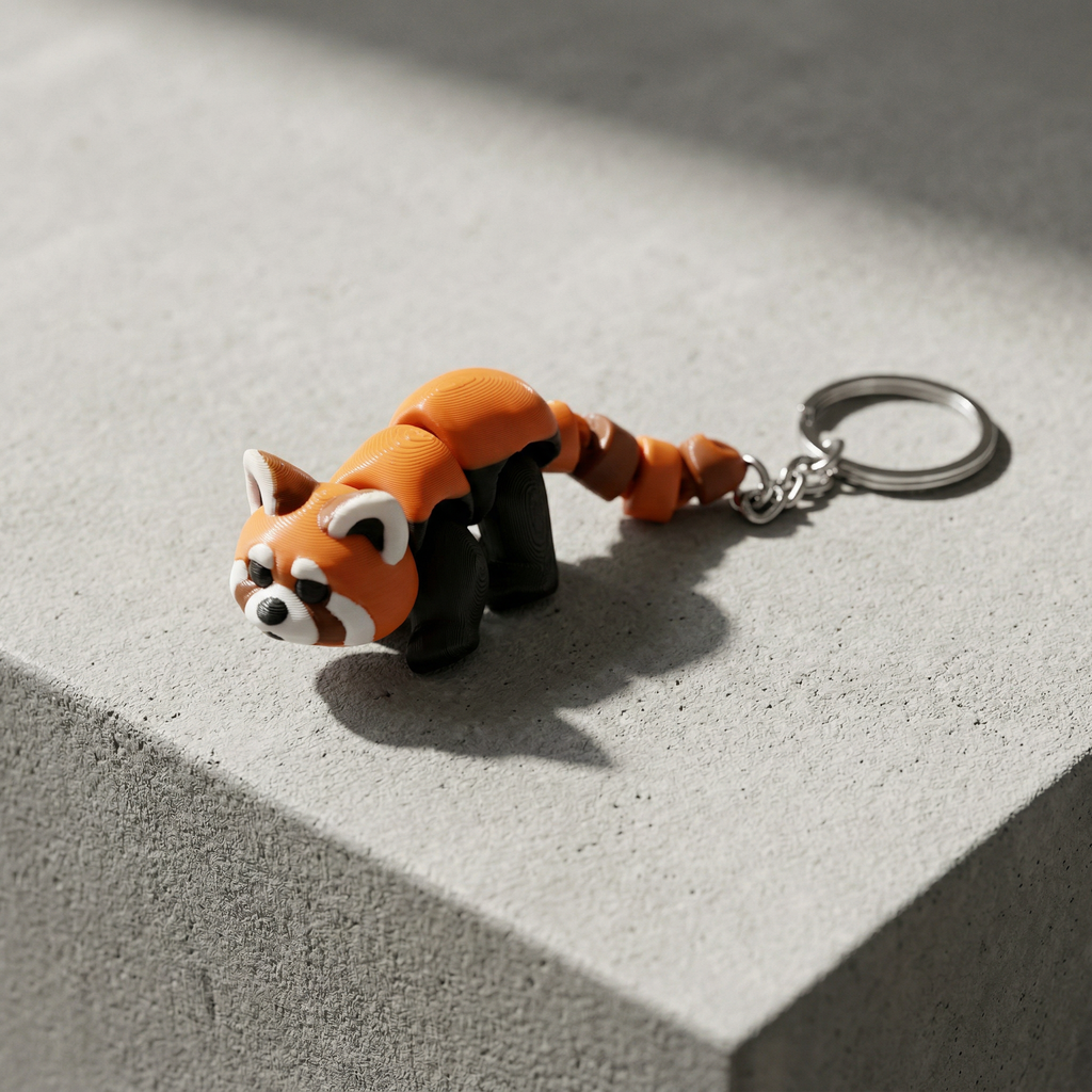 Red Panda Keychain