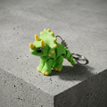 Triceratops Keychain