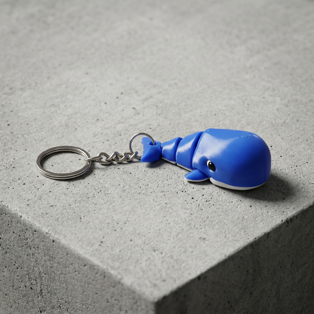 Whale Keychain