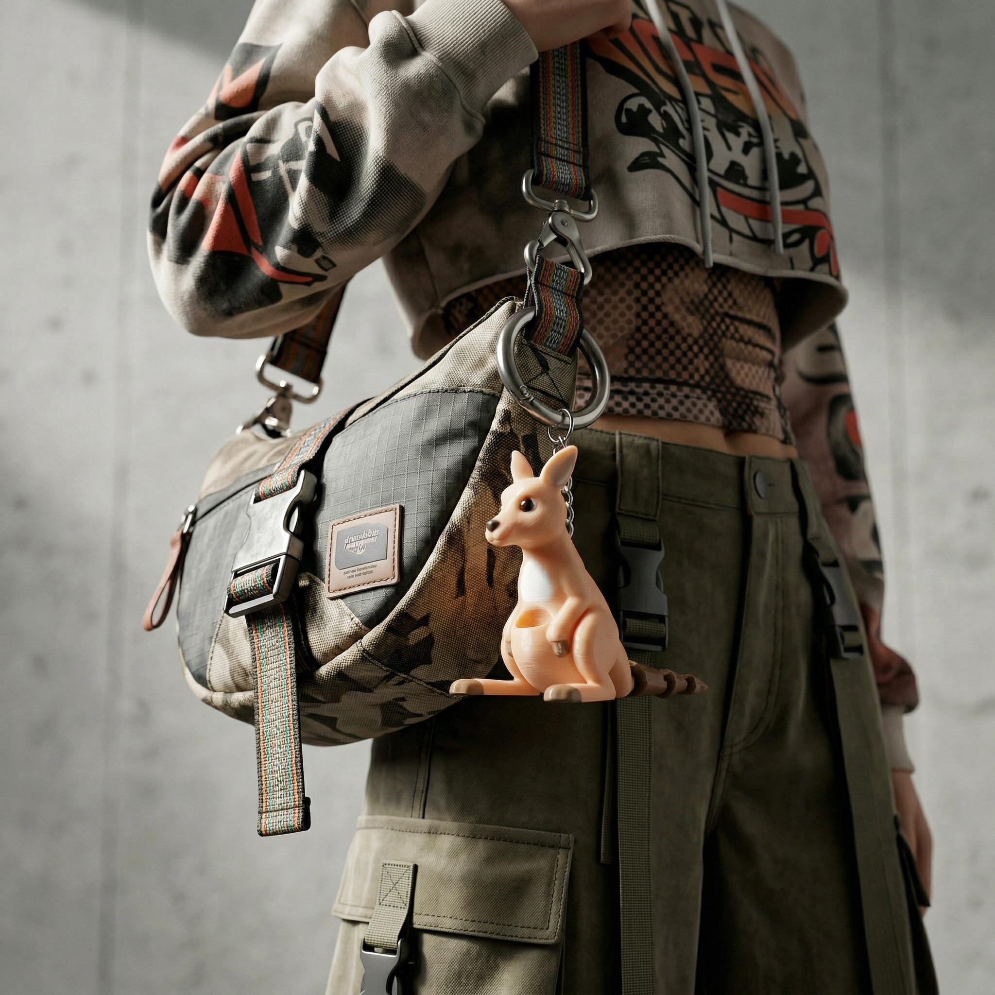 Kangaroo Keychain