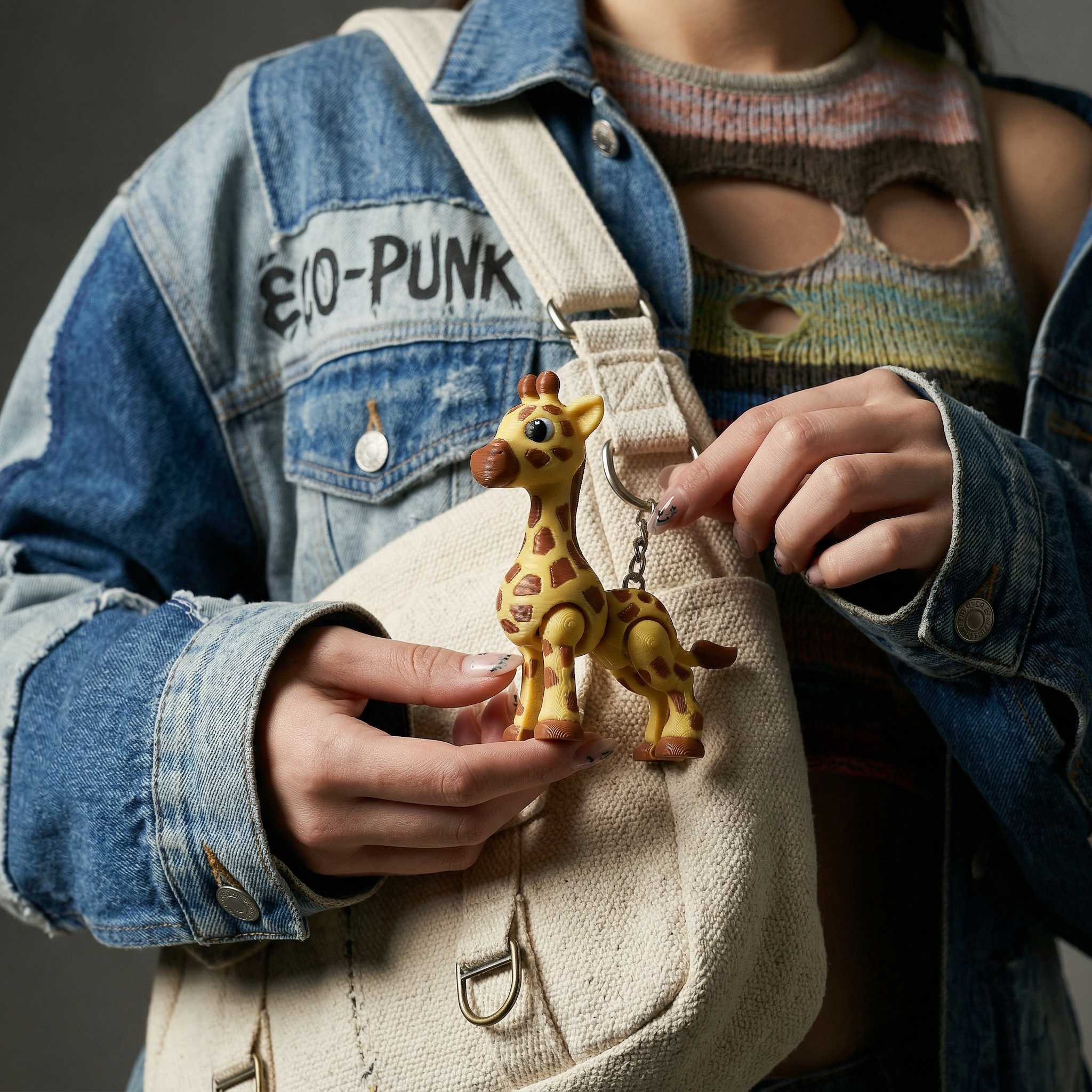 Giraffe Keychain