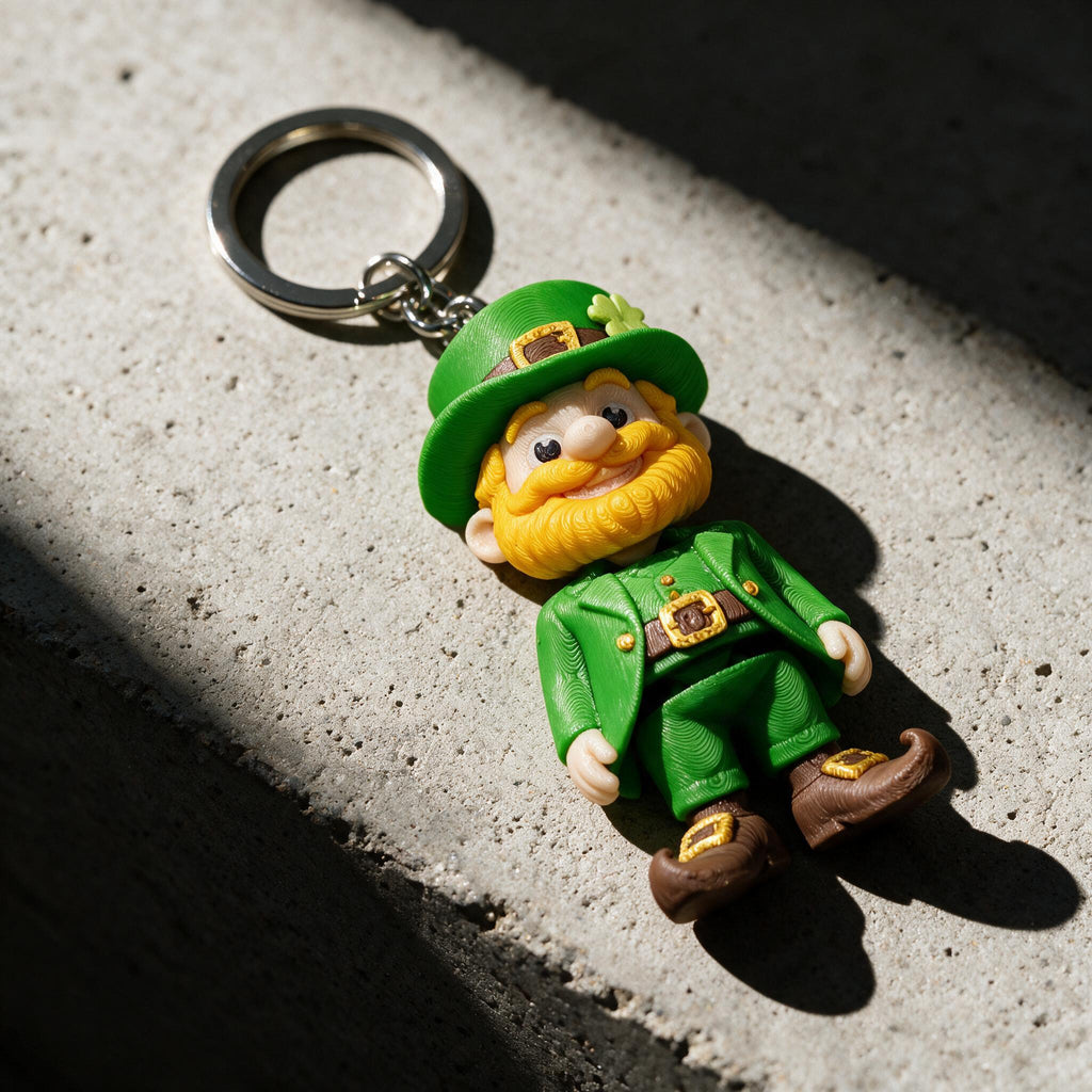 Irish Leprechaun Keychain