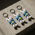 Easter Smurf Keychain