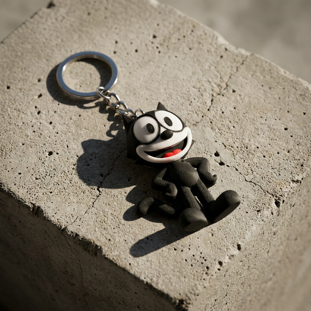 Felix The Cat Keychain
