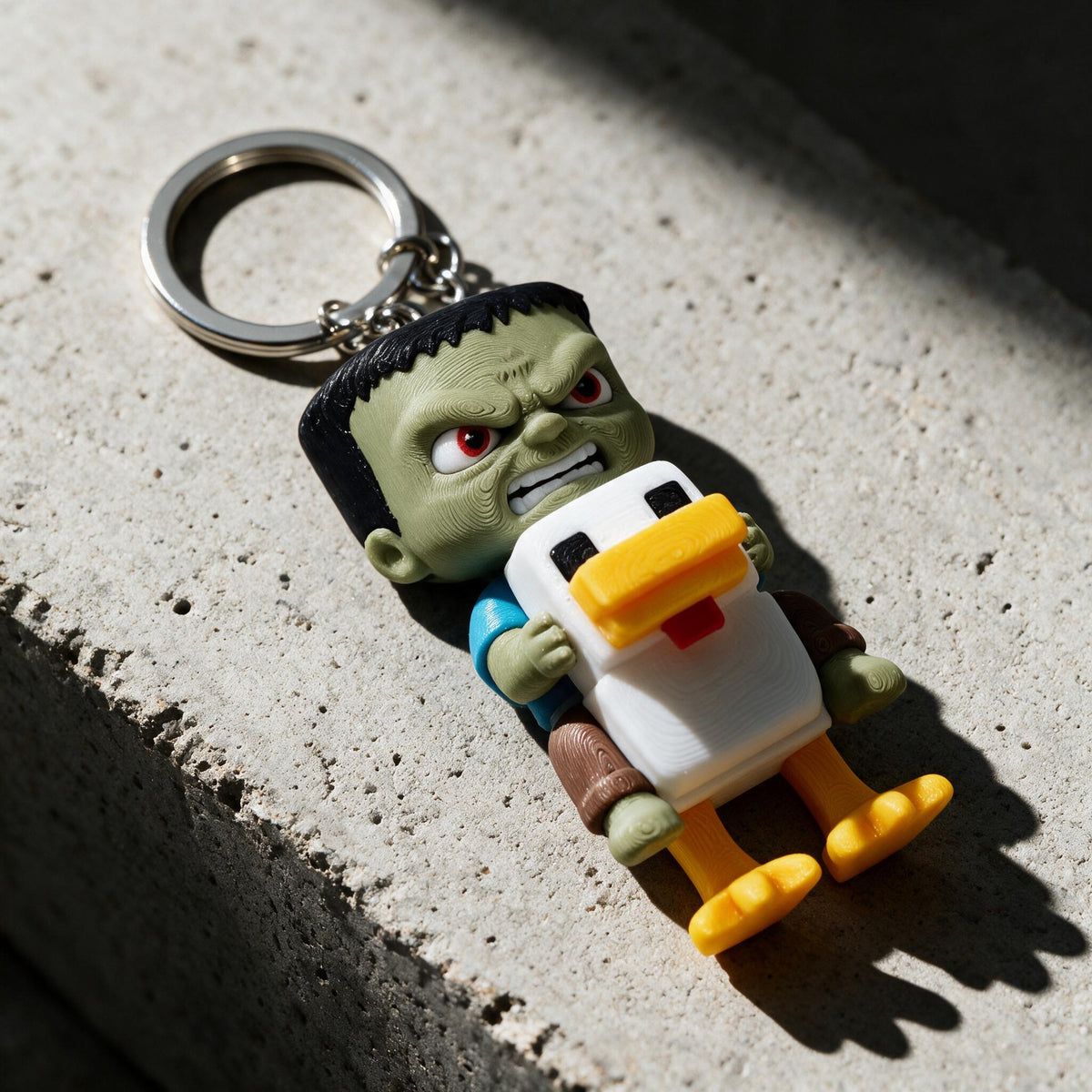Chicken Jockey Keychain