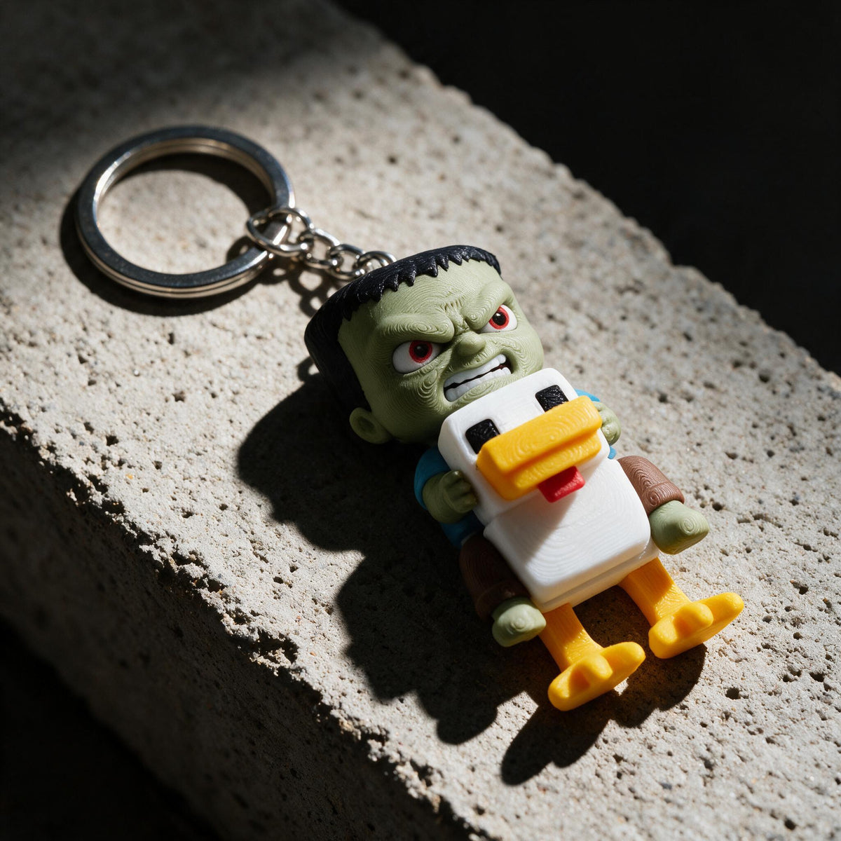 Chicken Jockey Keychain