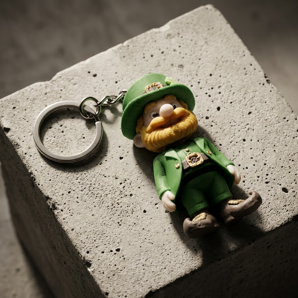 Irish Leprechaun Keychain