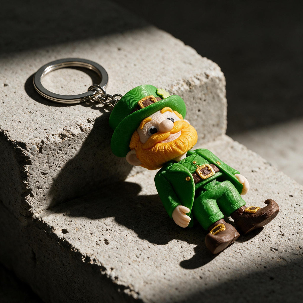 Irish Leprechaun Keychain