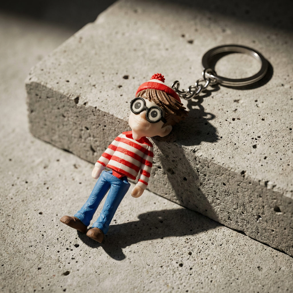Waldo Keychain