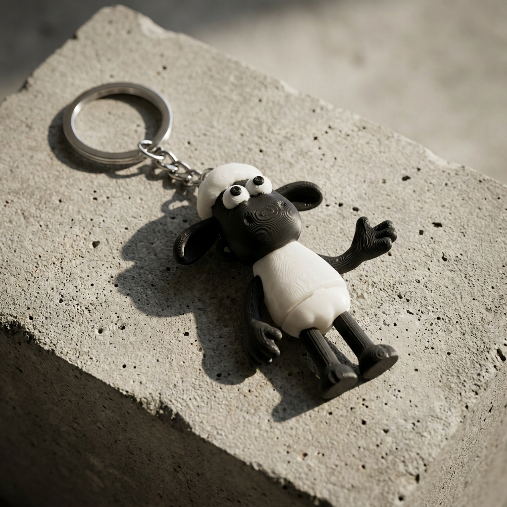 Shaun the Sheep Keychain