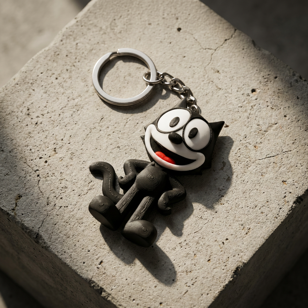 Felix The Cat Keychain