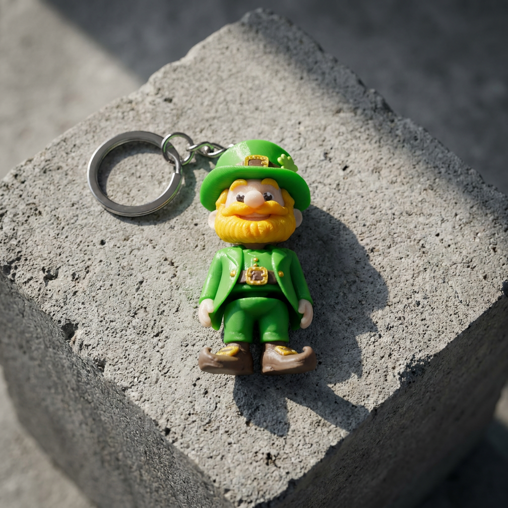 Irish Leprechaun Keychain
