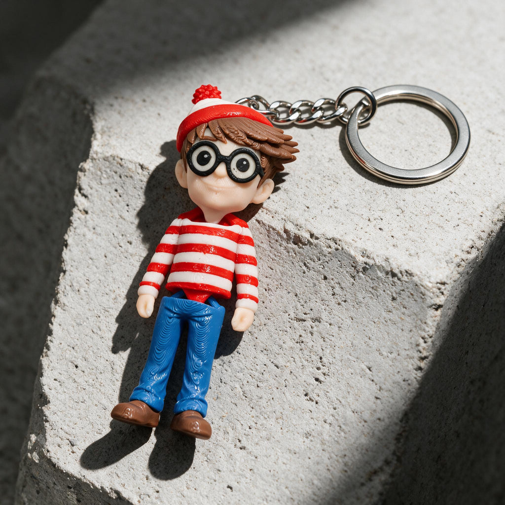 Waldo Keychain