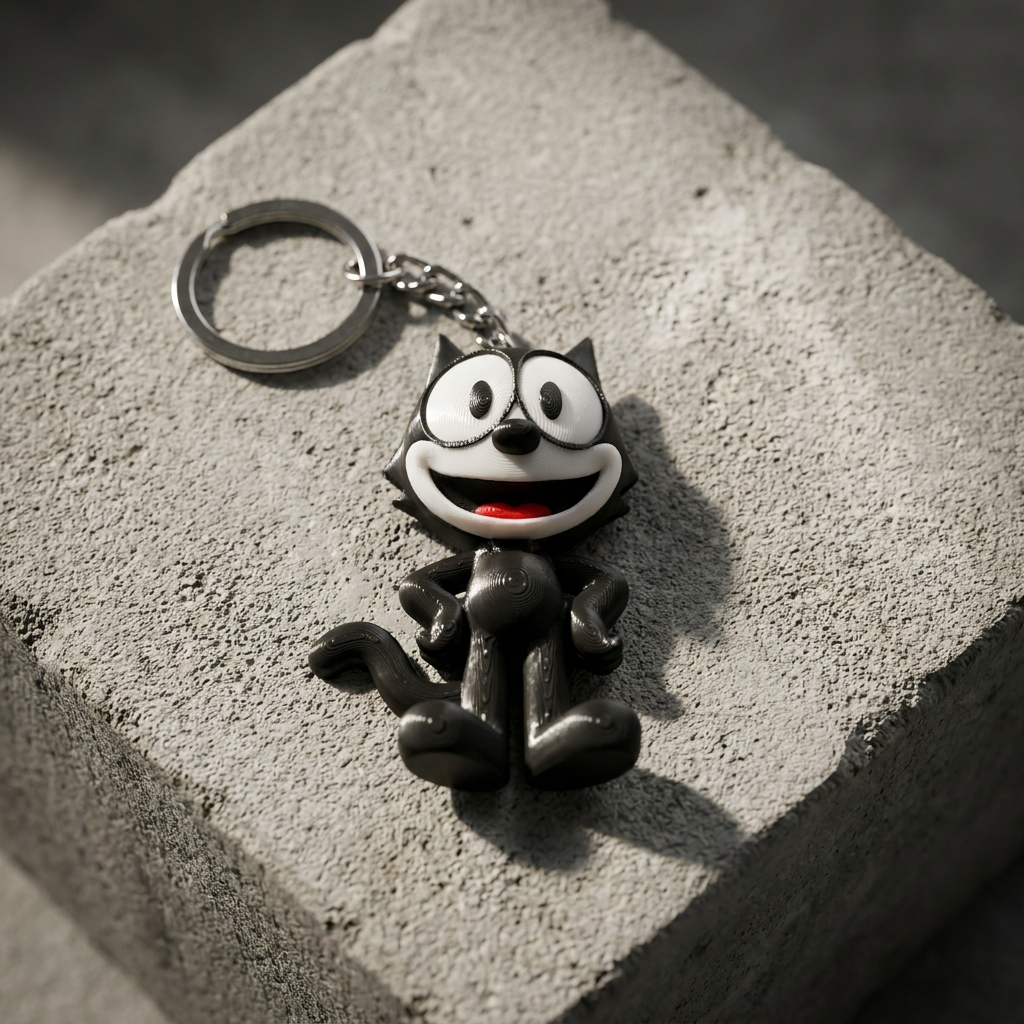 Felix The Cat Keychain
