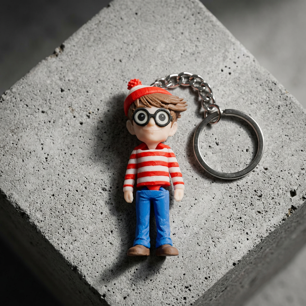 Waldo Keychain