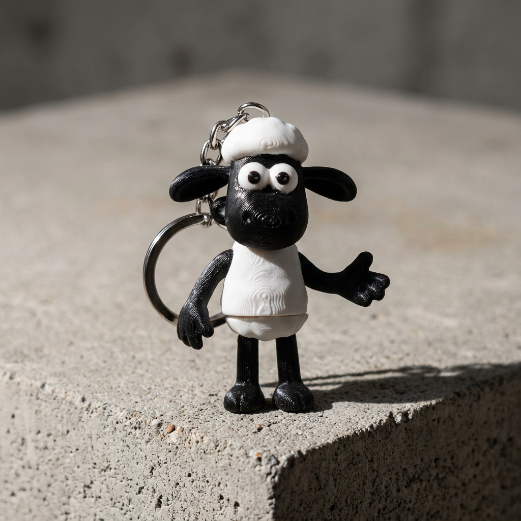 Shaun the Sheep Keychain