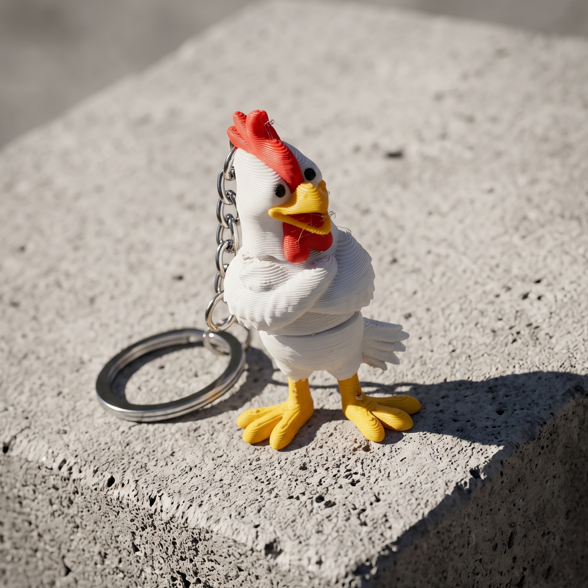 Rooster Keychain